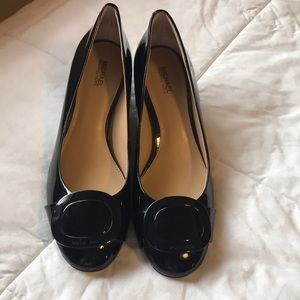 Michael Kors black patent leather shoes